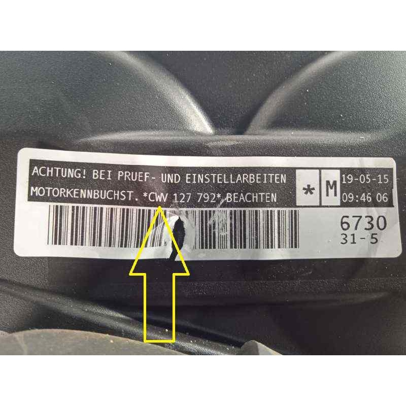 Recambio de motor completo para volkswagen polo (6c1) 1.6 highl referencia OEM IAM CWV  CWVB