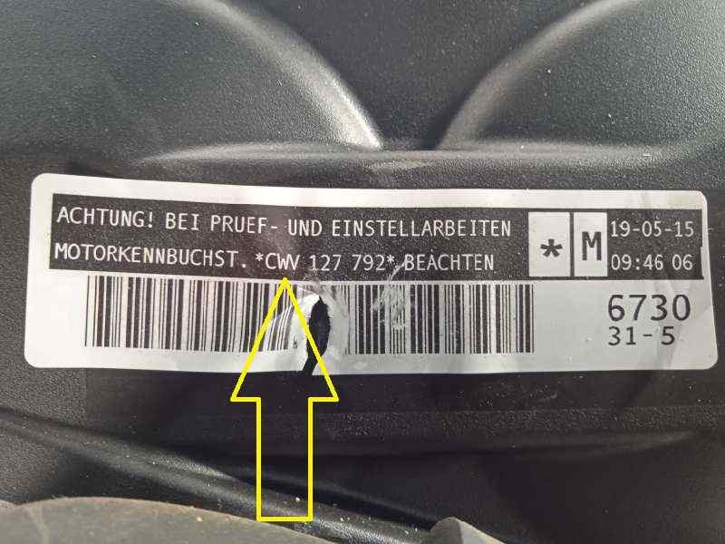 Recambio de motor completo para volkswagen polo (6c1) 1.6 highl referencia OEM IAM CWV  CWVB