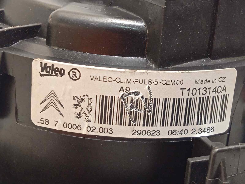 Recambio de motor calefaccion para citroën c3 1.2 12v vti / puretech referencia OEM IAM T1013140A  1608182080