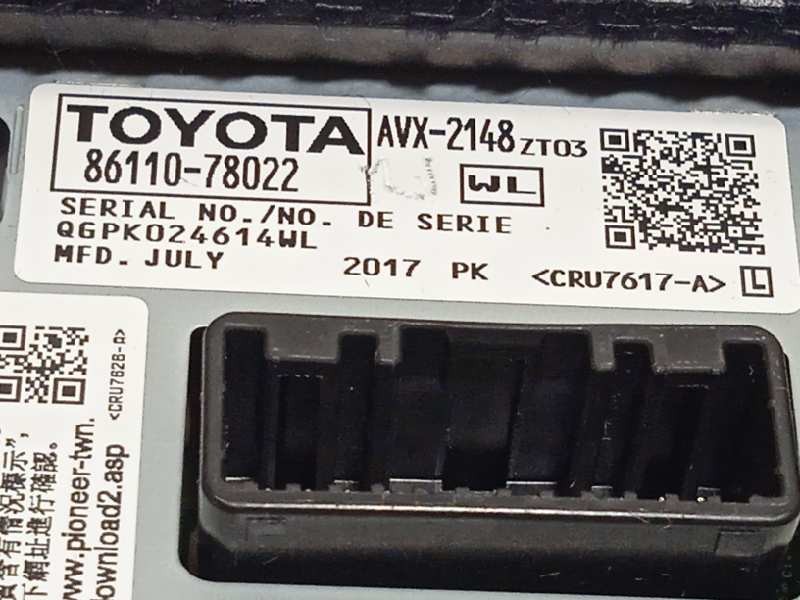 Recambio de pantalla multifuncion para lexus nx 300h 4wd referencia OEM IAM 8611078022  AVX2148ZT03
