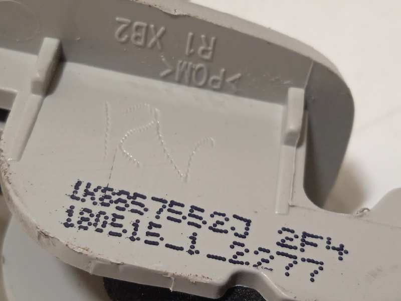 Recambio de parasol derecho para volkswagen polo (6c1) 1.6 highl referencia OEM IAM 1K8857552J  1K8857552J2F4