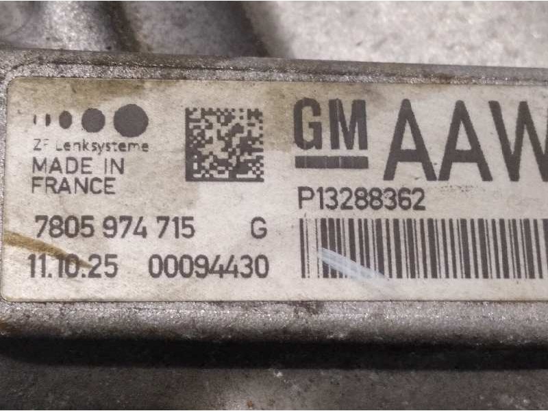 Recambio de cremallera direccion para opel astra j gtc enjoy referencia OEM IAM P13288362 0273010163 13288362