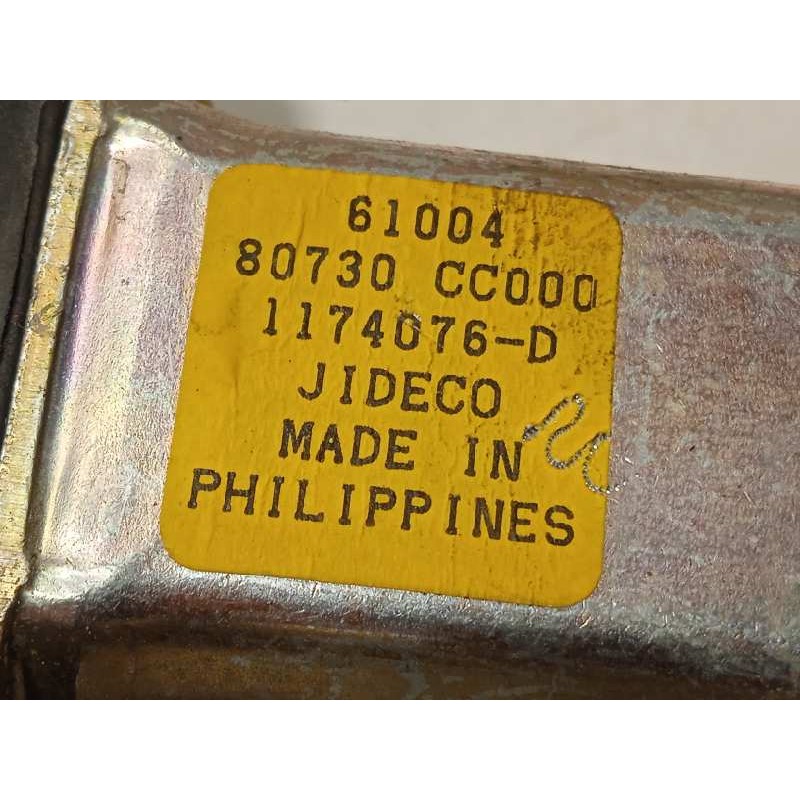 Recambio de elevalunas delantero derecho para nissan murano (z50) básico referencia OEM IAM 80730CC000  