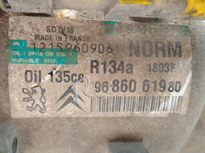 Recambio de compresor aire acondicionado para fiat scudo combi (272) 2.0 jtdm referencia OEM IAM 9686061980  