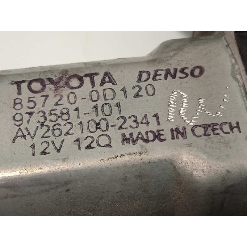 Recambio de elevalunas trasero derecho para toyota auris touring sports (e18) hybrid active referencia OEM IAM 857200D120  AV262