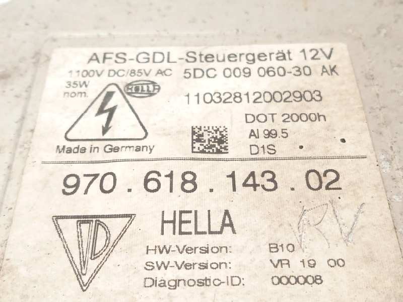 Recambio de centralita faros xenon para porsche panamera 4 referencia OEM IAM 97061814302  5DC00906030