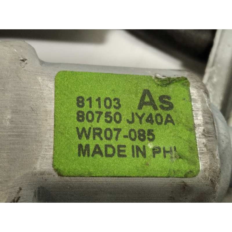 Recambio de elevalunas delantero derecho para renault koleos 2.0 dci diesel fap cat referencia OEM IAM 80750JY40A  