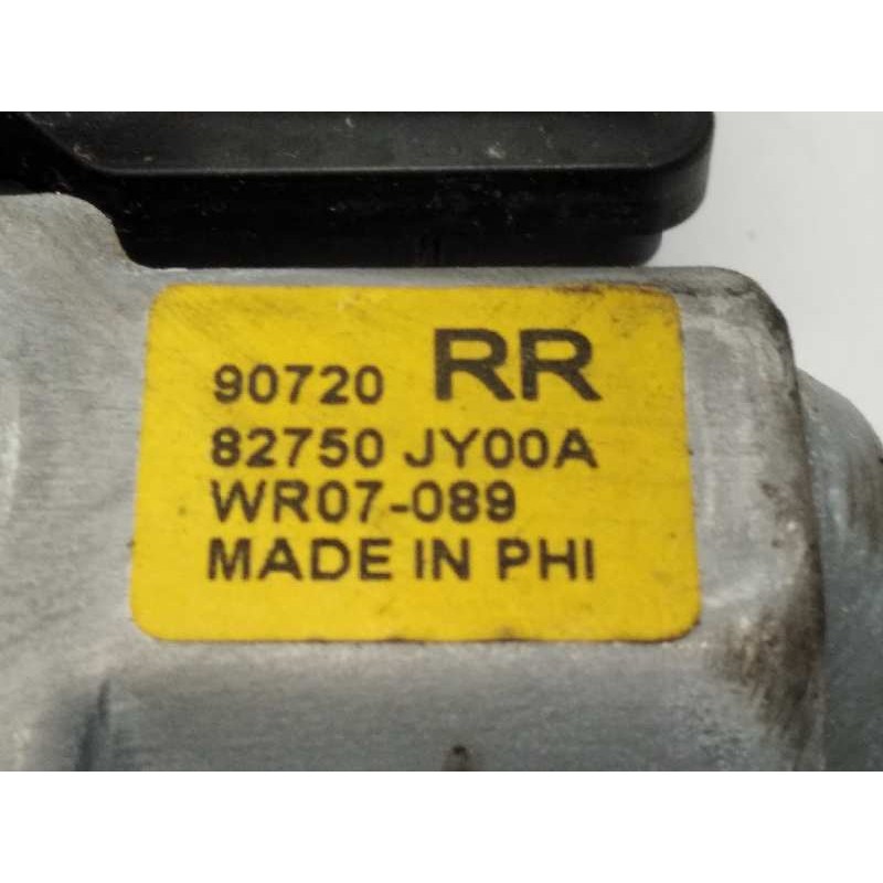 Recambio de elevalunas trasero derecho para renault koleos 2.0 dci diesel fap cat referencia OEM IAM 82750JY00A  