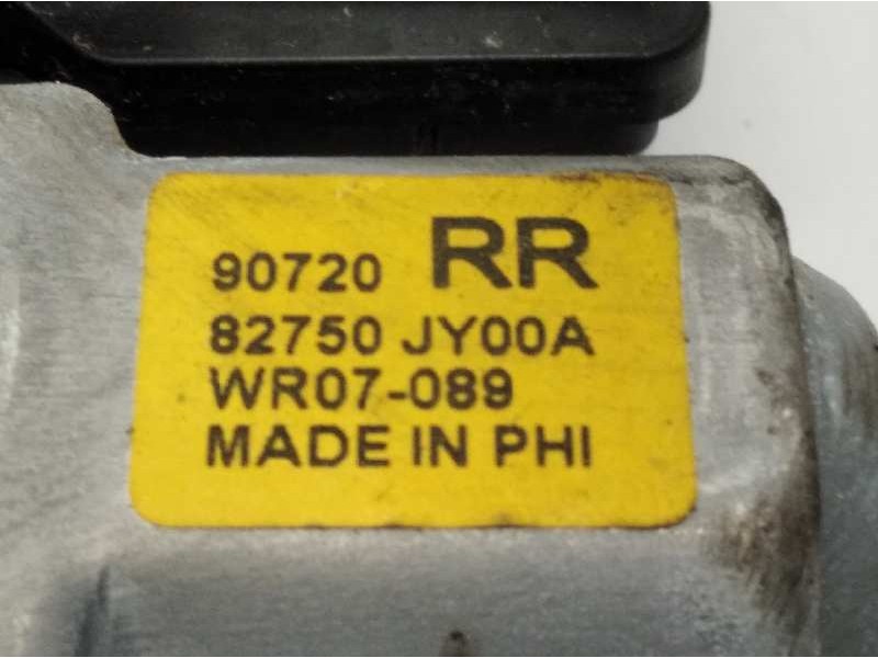 Recambio de elevalunas trasero derecho para renault koleos 2.0 dci diesel fap cat referencia OEM IAM 82750JY00A  