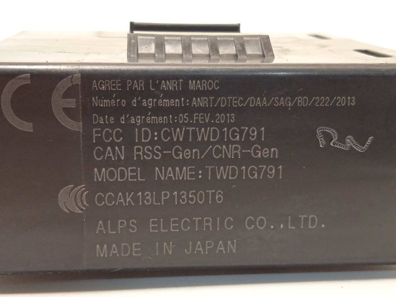 Recambio de modulo electronico para nissan nv 200 (m20) e-nv200 furgón basic referencia OEM IAM TWD1G791  407404NF0A