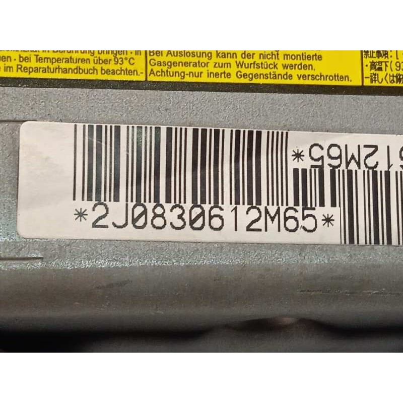 Recambio de airbag delantero izquierdo para toyota avensis (t27) executive referencia OEM IAM 2J0830612M65  