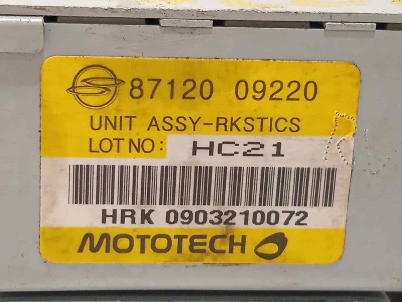 Recambio de modulo electronico para ssangyong kyron 2.0 referencia OEM IAM 8712009220  