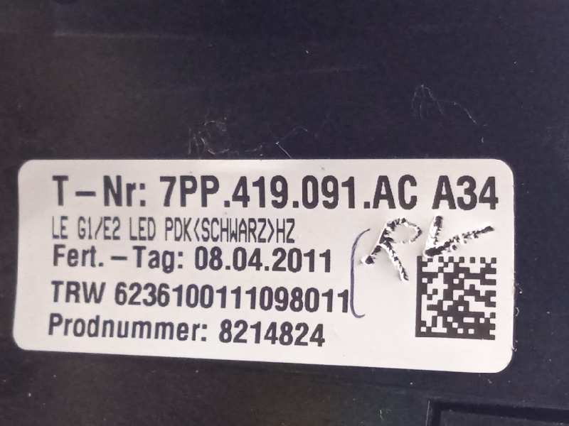 Recambio de volante para porsche panamera 4 referencia OEM IAM 7PP419091AC  7PP419091ACA34