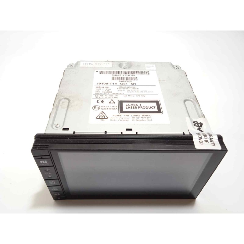 Recambio de sistema navegacion gps para honda cr-v 1.6 dtec cat referencia OEM IAM 39100T1VG51M1  39100T1VG51