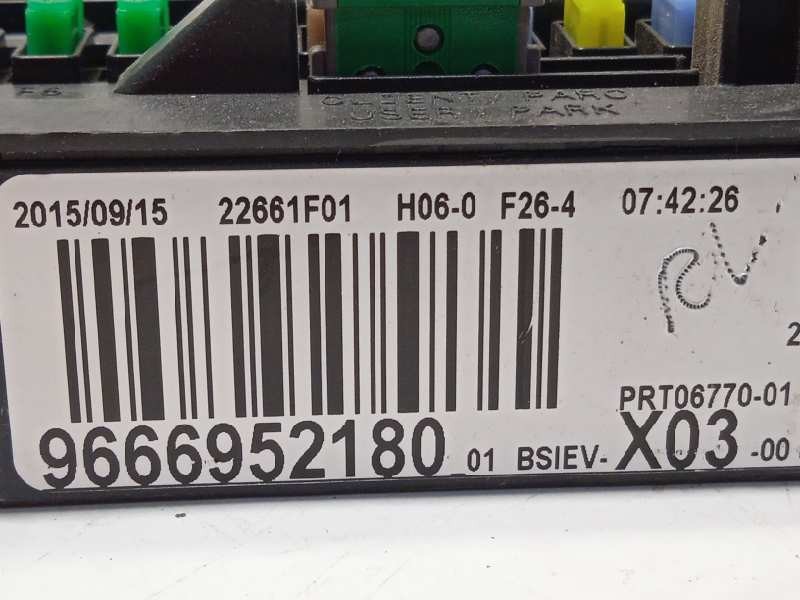 Recambio de caja reles / fusibles para citroën c3 tonic referencia OEM IAM 9666952180  