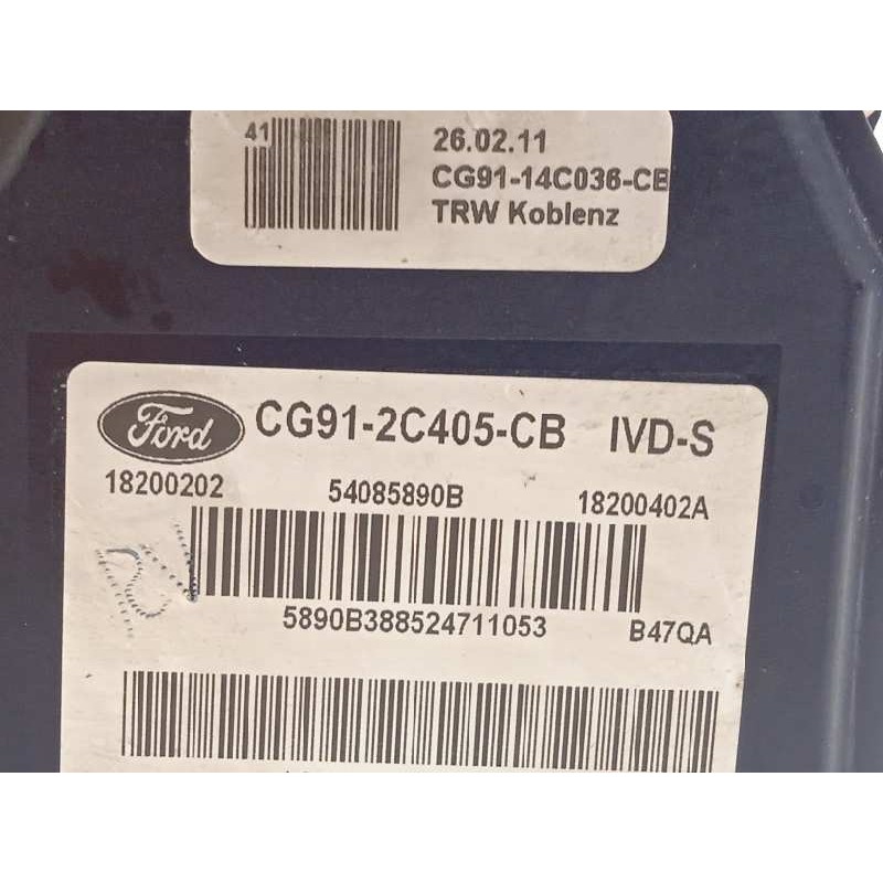 Recambio de abs para ford mondeo ber. (ca2) trend (09.2010) referencia OEM IAM CG912C405CB 18200202 54085890B