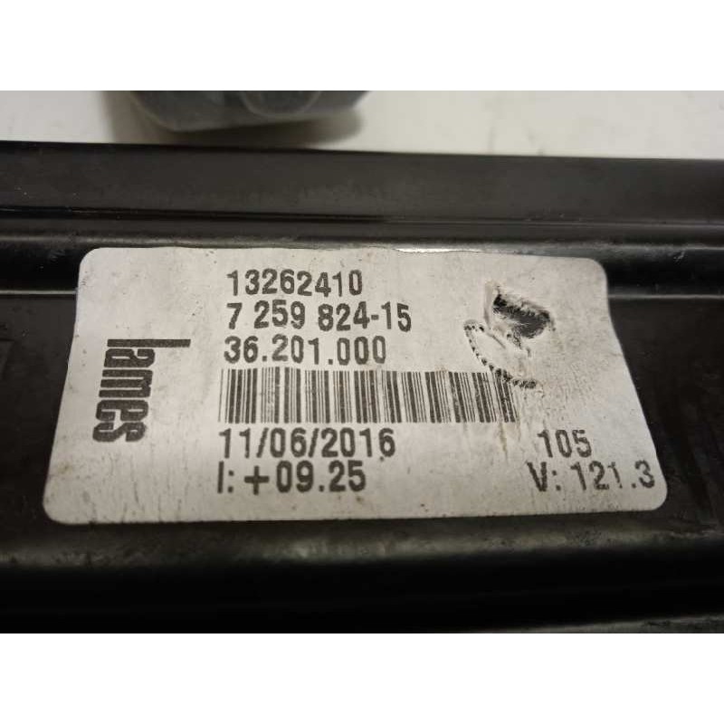 Recambio de elevalunas delantero derecho para bmw serie 3 lim. (f30) 316d referencia OEM IAM 7259824  