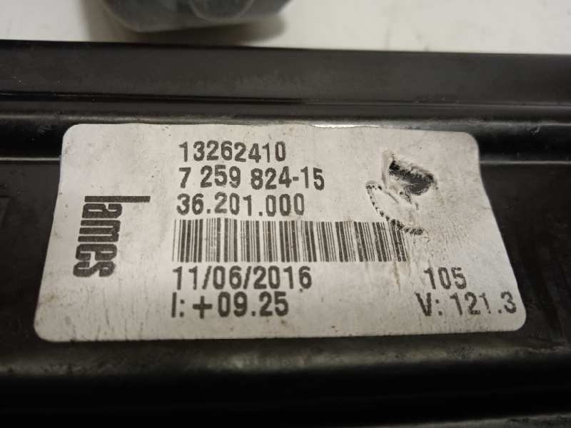 Recambio de elevalunas delantero derecho para bmw serie 3 lim. (f30) 316d referencia OEM IAM 7259824  