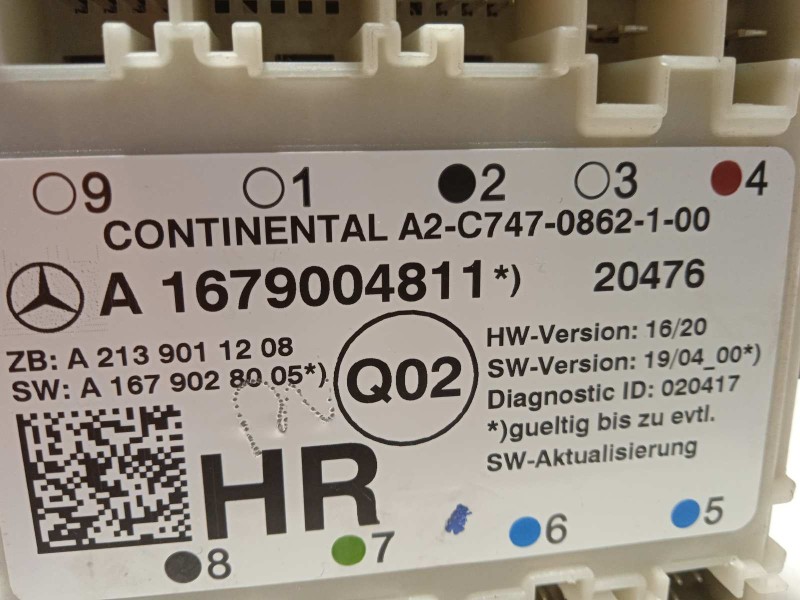 Recambio de centralita confort para mercedes-benz clase glc coupe (bm 253)(6.2016) referencia OEM IAM A1679004811  