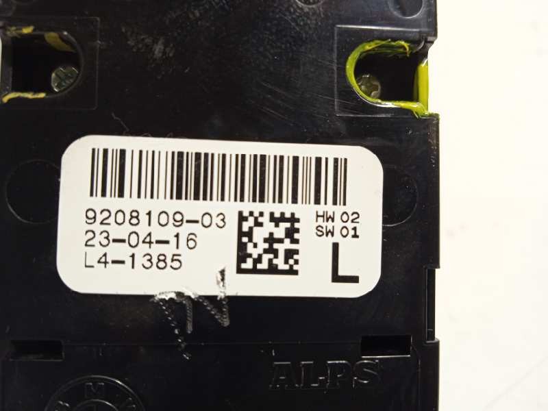 Recambio de mando elevalunas delantero izquierdo para bmw serie 3 lim. (f30) 316d referencia OEM IAM 9208109  61319208109