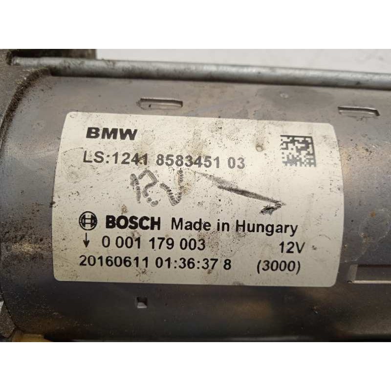 Recambio de motor arranque para bmw serie 3 lim. (f30) 316d referencia OEM IAM 12418583451  0001179003