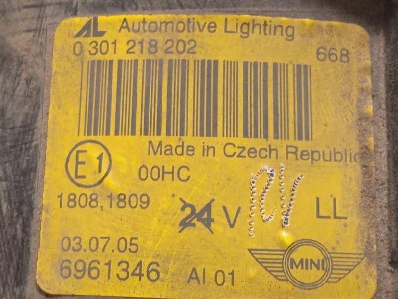 Recambio de faro derecho para bmw mini (r50,r53) one referencia OEM IAM 6961346 63126961346 0301218202