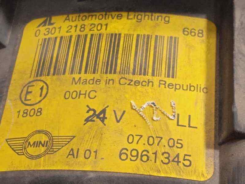 Recambio de faro izquierdo para bmw mini (r50,r53) one referencia OEM IAM 6961345 63126961345 0301218201