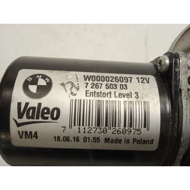 Recambio de motor limpia delantero para bmw serie 3 lim. (f30) 316d referencia OEM IAM 7267503  W000026097