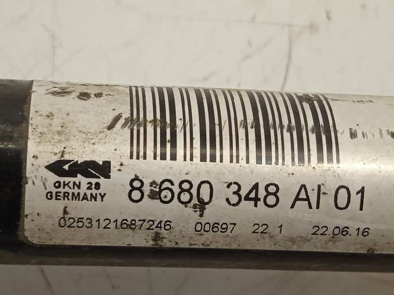 Recambio de transmision trasera derecha para bmw serie 3 lim. (f30) 316d referencia OEM IAM 8680348  33208680348