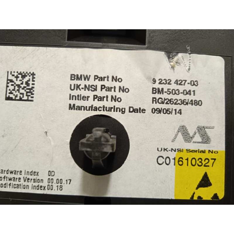 Recambio de cuadro instrumentos para bmw mini countryman (r60) one d referencia OEM IAM 9232427  62109232427