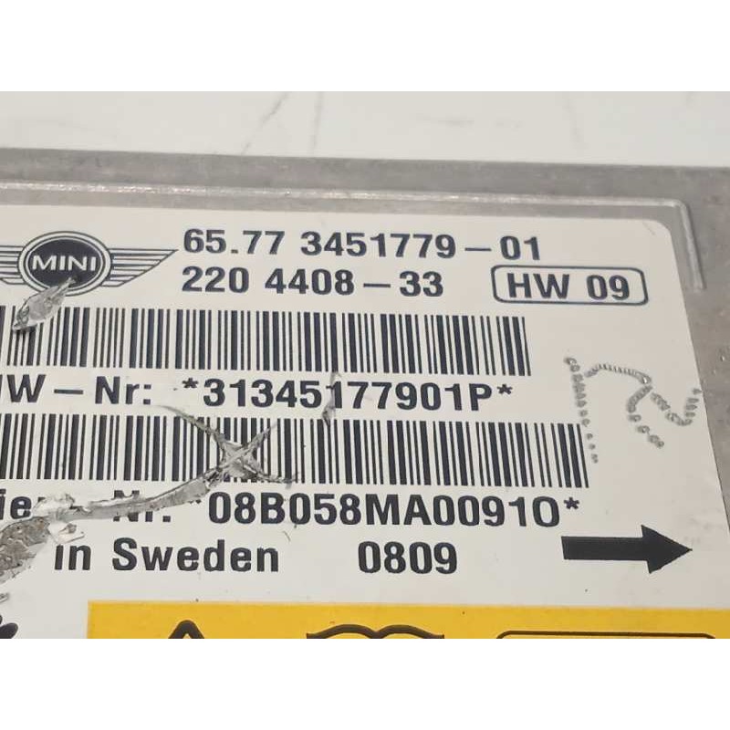 Recambio de centralita airbag para mini mini (r56) cooper referencia OEM IAM 65773451779  220440833