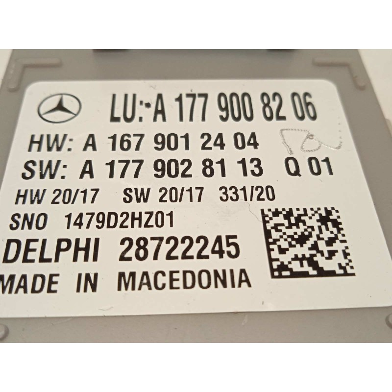 Recambio de modulo electronico para mercedes-benz clase glc coupe (bm 253)(6.2016) referencia OEM IAM A1779008206  