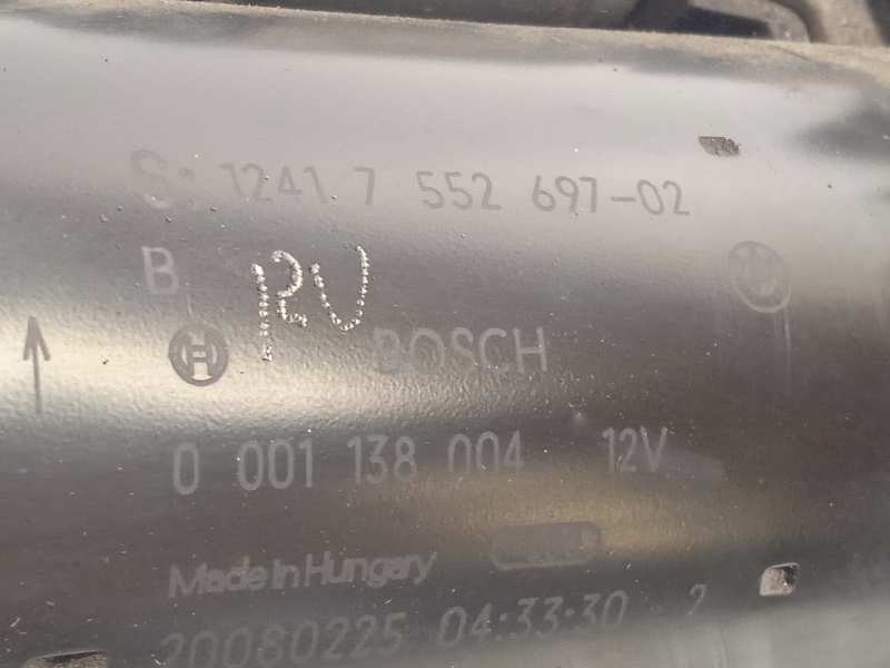 Recambio de motor arranque para mini mini (r56) cooper referencia OEM IAM 12417552697  0001138004