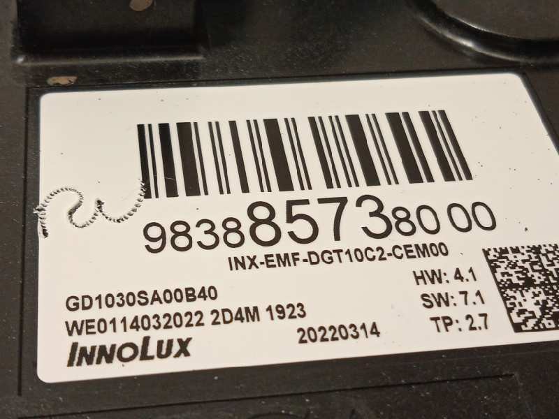 Recambio de cuadro instrumentos para citroën c5 x plug-in hybrid 225e referencia OEM IAM 9838857380  YL01895180