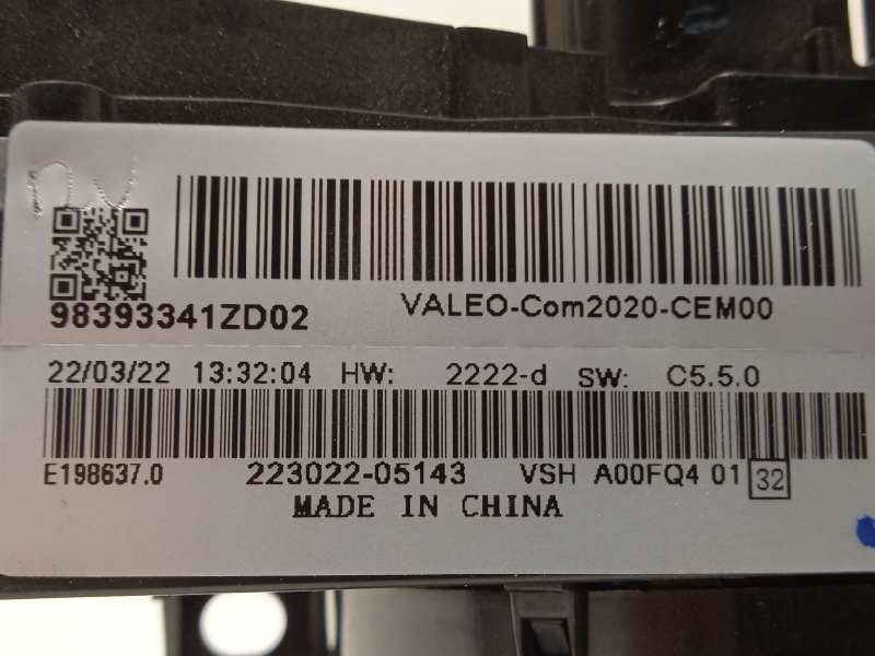 Recambio de mando intermitentes para citroën c5 x plug-in hybrid 225e referencia OEM IAM 98393341ZD  YL018817ZD