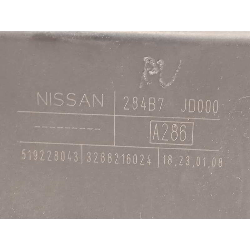 Recambio de caja reles / fusibles para nissan qashqai (j10) acenta referencia OEM IAM 284B7JD000  