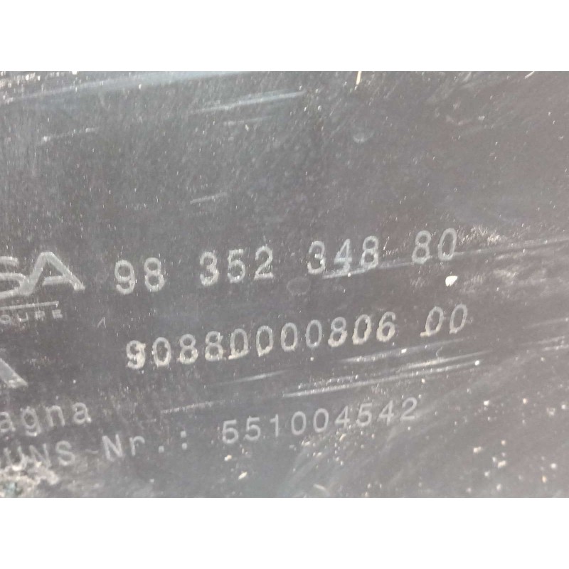 Recambio de refuerzo paragolpes trasero para peugeot 308 1.6 allure hybrid referencia OEM IAM 9837818180  9835234880