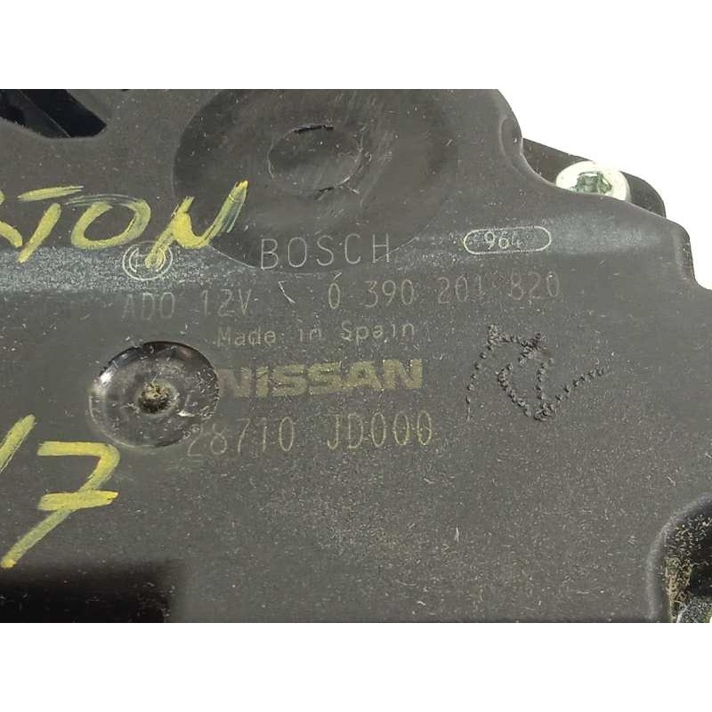 Recambio de motor limpia trasero para nissan qashqai (j10) acenta referencia OEM IAM 28710JD000  0390201820