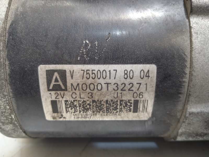 Recambio de motor arranque para citroën ds3 design referencia OEM IAM V755001780  M000T32271ZE