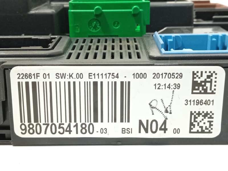 Recambio de caja reles / fusibles para peugeot 308 style referencia OEM IAM 9807054180  