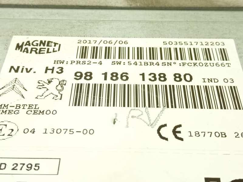 Recambio de modulo electronico para peugeot 308 style referencia OEM IAM 9818613880  