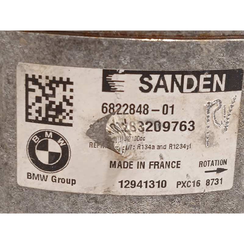 Recambio de compresor aire acondicionado para bmw serie x5 (g05) m50i referencia OEM IAM 6822848  64526822848