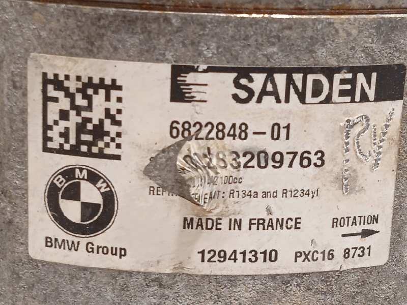Recambio de compresor aire acondicionado para bmw serie x5 (g05) m50i referencia OEM IAM 6822848  64526822848