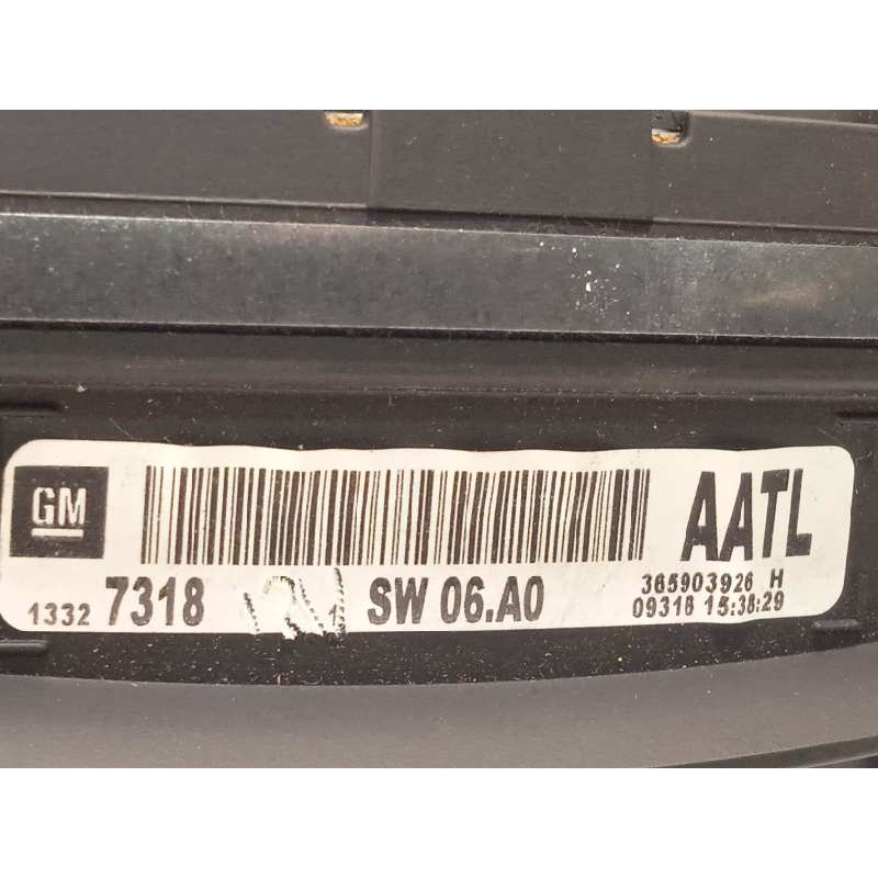 Recambio de cuadro instrumentos para opel insignia berlina 2.0 16v turbo referencia OEM IAM 13327318  