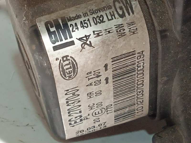 Recambio de faro izquierdo para opel astra gtc 1.9 cdti referencia OEM IAM 24451032  1EG27037001