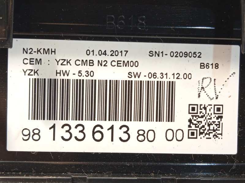 Recambio de cuadro instrumentos para citroën c3 feel referencia OEM IAM 9813361380  