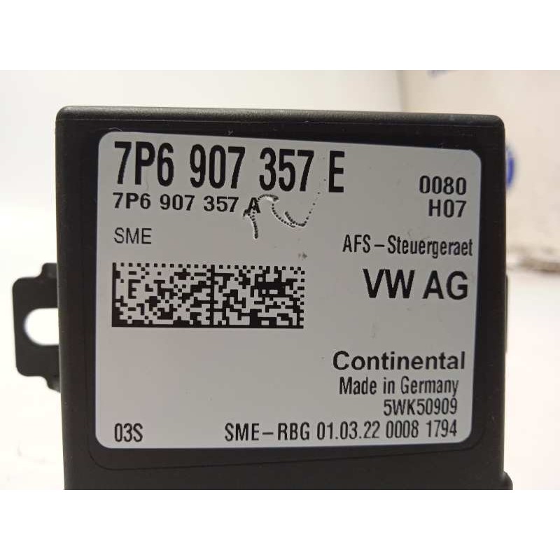 Recambio de centralita luces para seat ibiza (kj1) fr referencia OEM IAM 7P6907357E 7P6907357EZ00 5WK50909