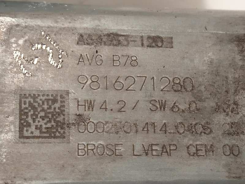 Recambio de elevalunas delantero izquierdo para citroën c4 picasso feel referencia OEM IAM 9816272580  9816271280