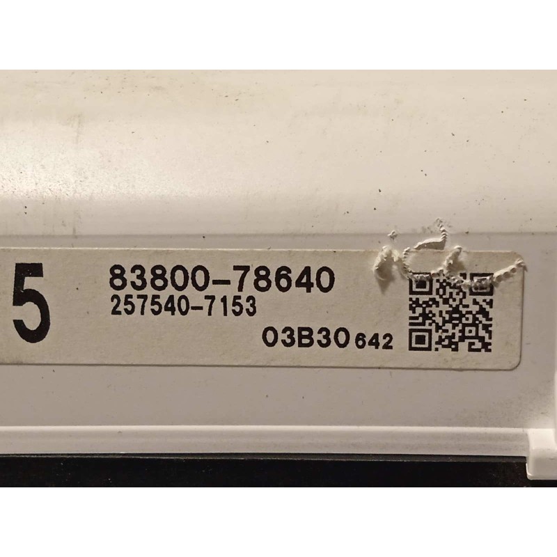 Recambio de cuadro instrumentos para lexus nx 300h 4wd referencia OEM IAM 8380078640  