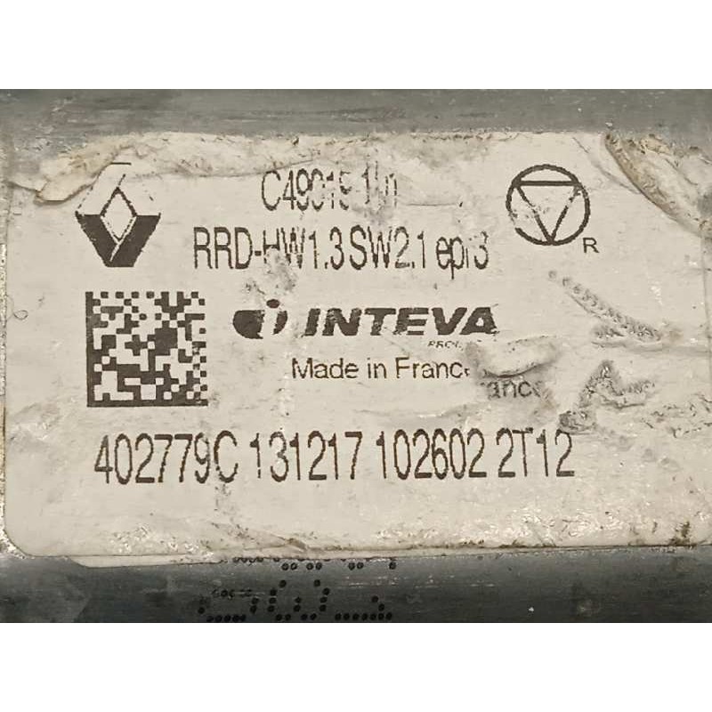 Recambio de elevalunas trasero derecho para renault megane iv berlina 5p 1.2 tce energy referencia OEM IAM 402779C  